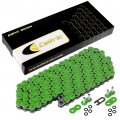 Caltric O-ring Drive Chain Compatible With Suzuki Dr250s Dr-250s Dr 250 S 1990-1992 Green