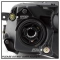 Acanii For 2004-2012 Mitsubishi Galant Halogen Model Chrome Bezel Replacement Headlight Headlamp Passenger Side Only