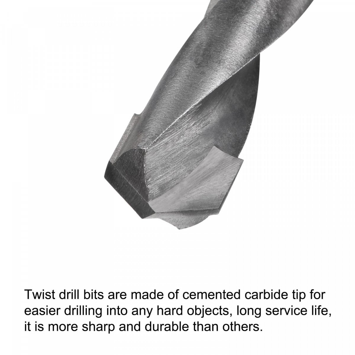 18mm Reduced Shank Cemented Carbide Twist Drill Bits For Hardened Steel Stainless 1 2 Inch Straight