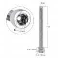 Uxcell 6-32x1-1 2 Hex Socket Head Cap Screw Bolts 304 Stainless Steel Polished 50pcs