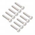 Uxcell M10x60mm Hex Bolts 304 Stainless Steel Hexagon Screw Bolt 10pcs