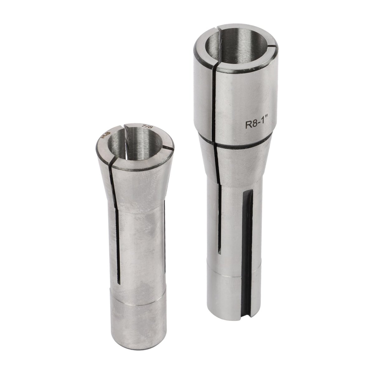 8 Piece High Accuracy Fractional Collet Set 1 8 To In For Cnc Lathe And Milling Heat Treated Spring Steel Tool Chucks End Mills