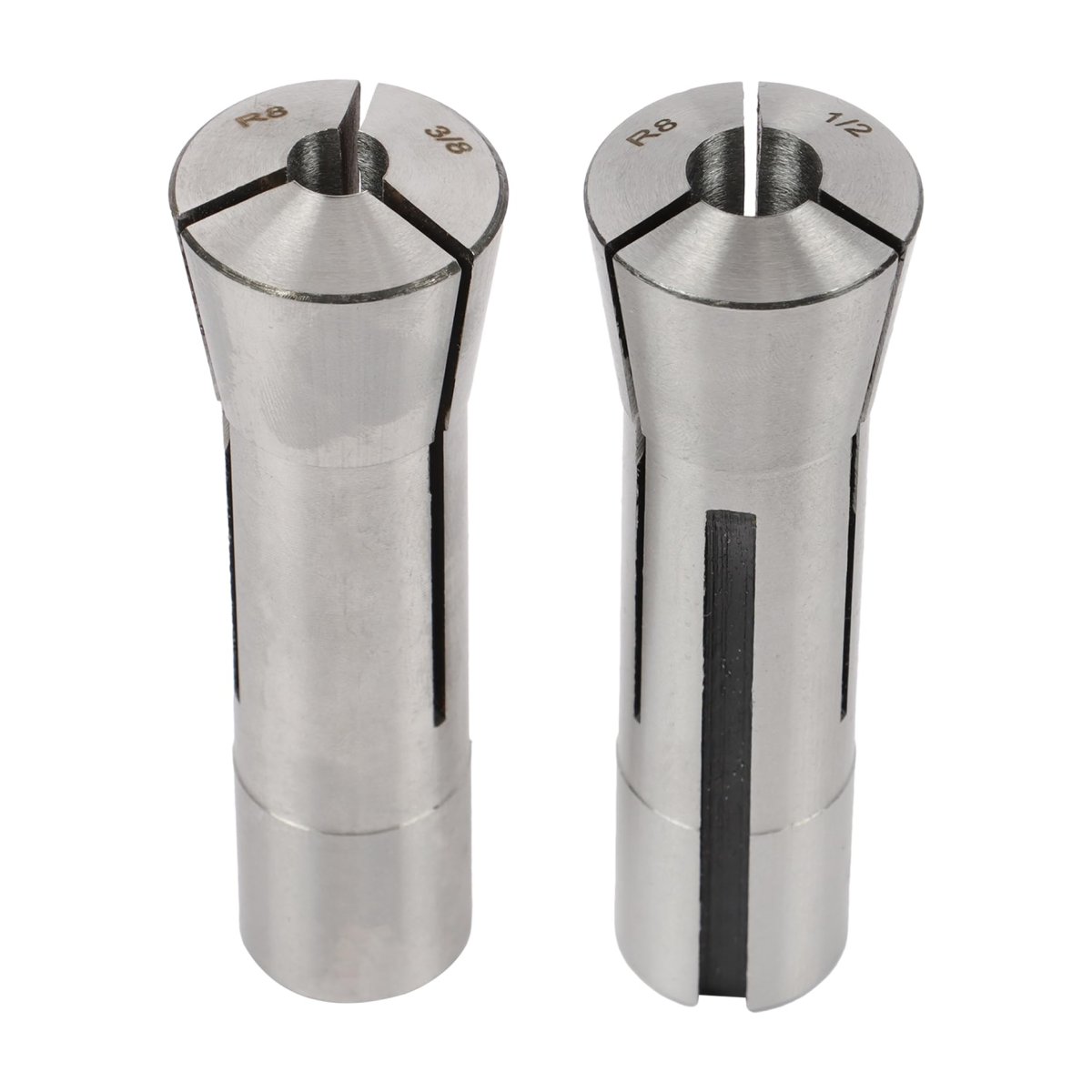 8 Piece High Accuracy Fractional Collet Set 1 8 To In For Cnc Lathe And Milling Heat Treated Spring Steel Tool Chucks End Mills
