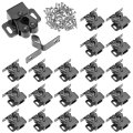 Cabinet Door Latch And Catch 20 Pcs Antique Copperes With Spear Strike Hardware Double Roller Latches Cupboard Latc Door Latch 