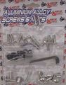 Yana Shiki Ynsk-s161s Silver Fairing Bolt Kit For Suzuki Gsx-r 1000 