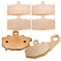 Front And Rear Sintered Brake Pads For Kawasaki Zx600 Zzr600 1996 To 2005 3 Sets Of 6 Pieces 