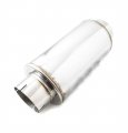 Gxp 5 Polished 304 Stainless Steel Muffler For Cummins Duramax Powerstroke Diesel 
