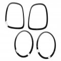 Fydun Headlight Bezels Cover Trim Glossy Black Taillight Surround Trims For F55 F56 F57 One Cooper S Jcw 2014