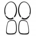 Fydun Headlight Bezels Cover Trim Glossy Black Taillight Surround Trims For F55 F56 F57 One Cooper S Jcw 2014