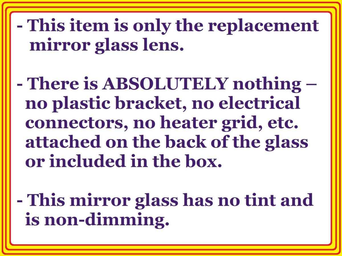 Mirror Glass With Adhesive For 2015 2016 Hyundai Genesis And 2017 2020 G80 Driver Side View Left Lh 8 7 16 In Diagonal