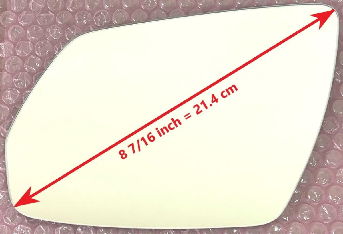 Mirror Glass With Adhesive For 2015 2016 Hyundai Genesis And 2017 2020 G80 Driver Side View Left Lh 8 7 16 In Diagonal