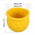 X Autohaux Universal Trailer Hitch Ball Cover Waterproof Dustproof 50mm Id Yellow For Car Truck Rv Boat