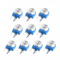 Uxcell Trimmer Potentiometer 100k Ohm Adjustment Horizontal Variable Resistors 10pcs