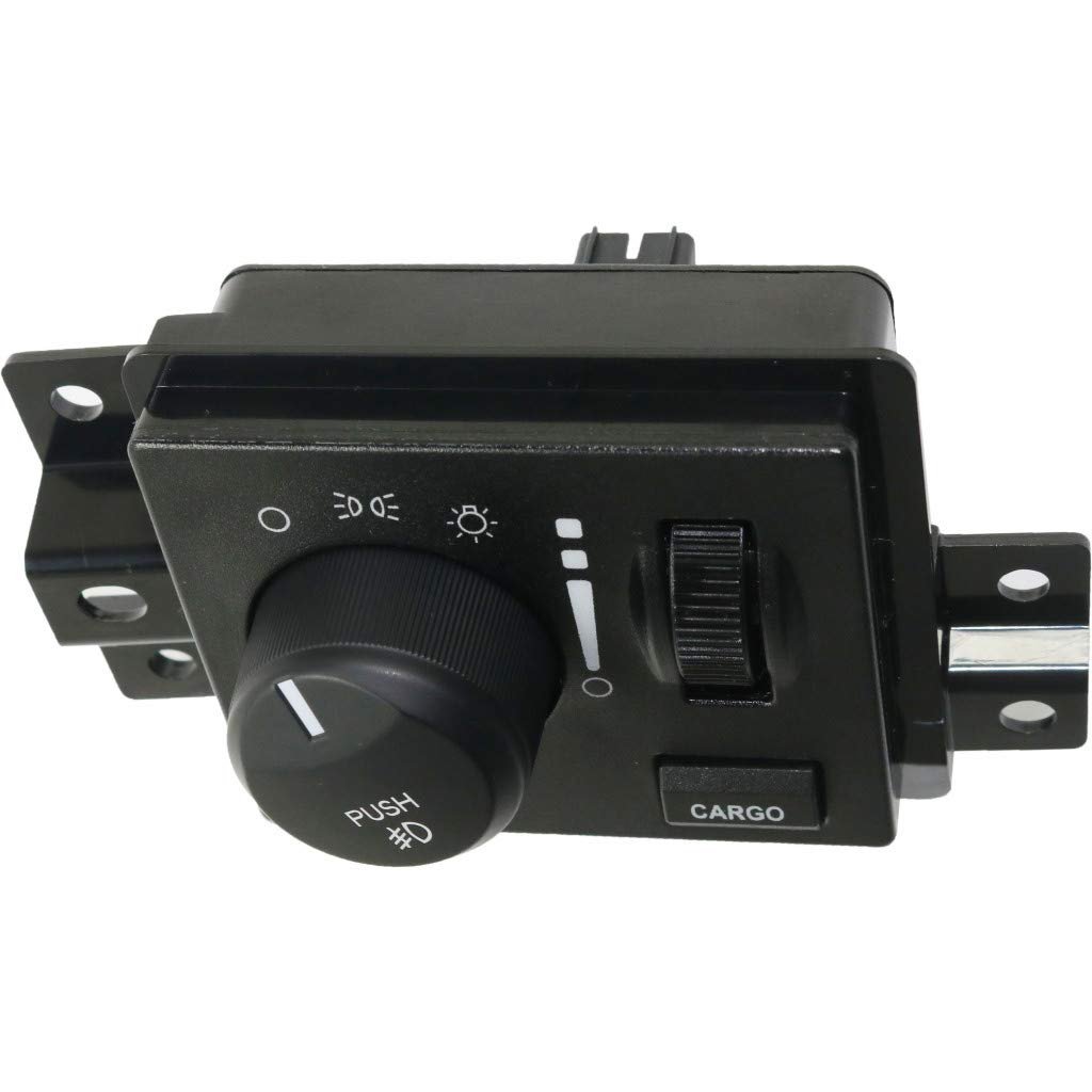 Headlight Switch For Dodge Durango 2007 2008 2009 With Fog Lights 68019456ac 56049637ad Black Push Button Replacement Part