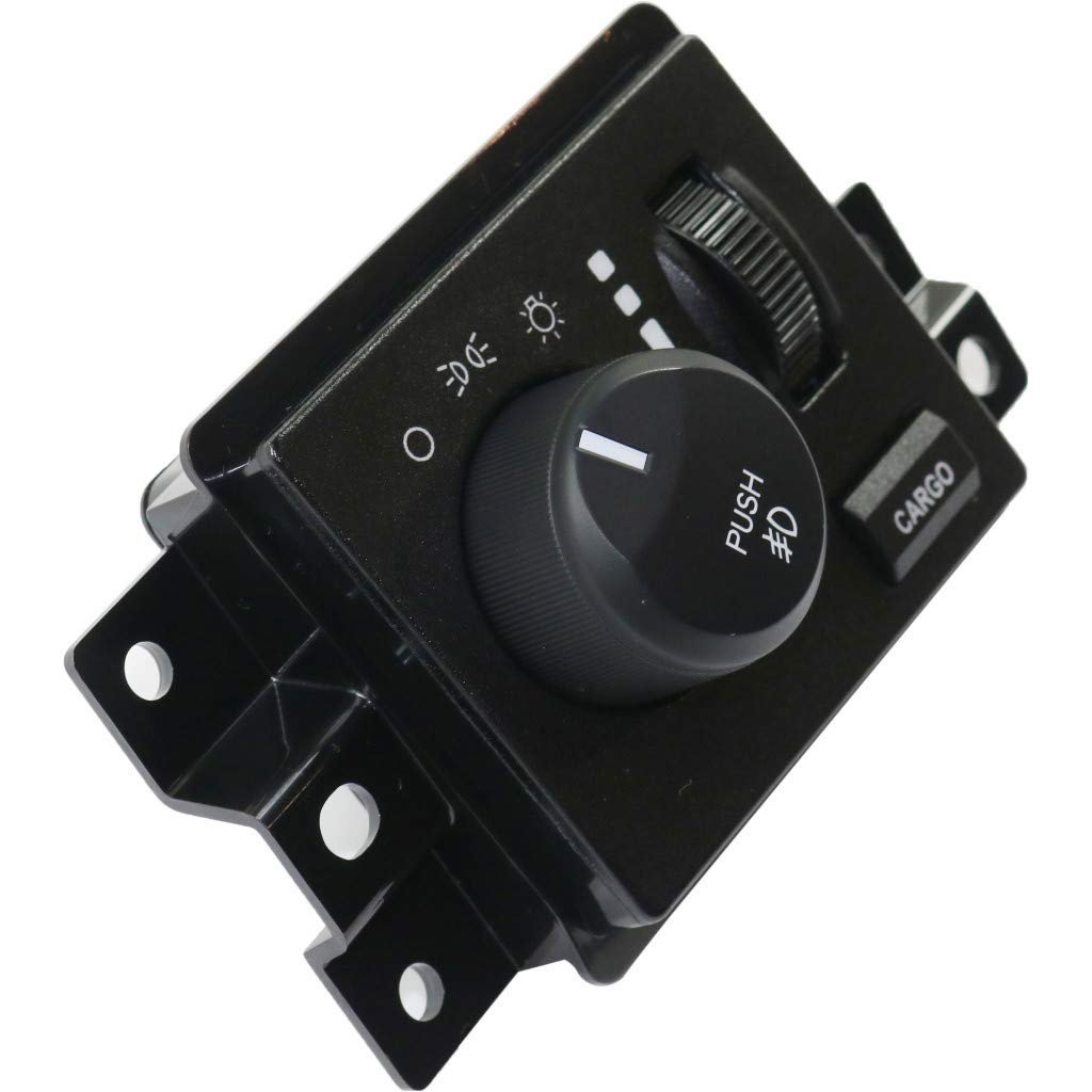 Headlight Switch For Dodge Durango 2007 2008 2009 With Fog Lights 68019456ac 56049637ad Black Push Button Replacement Part