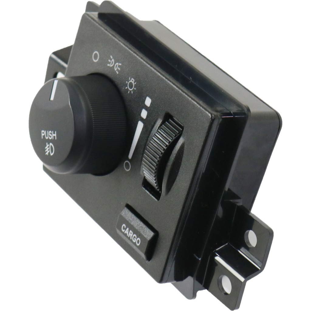 Headlight Switch For Dodge Durango 2007 2008 2009 With Fog Lights 68019456ac 56049637ad Black Push Button Replacement Part