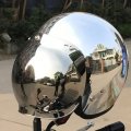 Dot Approved German Style Retro Half Helmet 3 4 Open Face Motorcycle Chrome Silver Helmets With Bubble Shield Comfortable And 