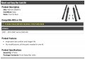 Front And Rear Shock Absorber Sway Bar Link Kit 4 Piece Compatible With 2001-2010 Gmc Sierra 2500 Hd