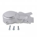 Left Side Magneto Engine Cover For 125cc Pit Dirt Bike Fits Chinese Engines 50cc To 160cc Silver Alloy 