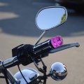 X Autohaux 1 Pair 7 8 22mm Purple Motorcycle Handlebar End Grips Bar Ends Plugs Cap For