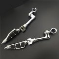 Smt-chrome Peg Mounting Kit With Stiletto Shape Foot Footrest Compatible Bike 1 25mm Front Engine Guard Frame Tube Iron 883