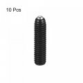 Uxcell Ball Point Set Screws 10pcs M4 X 16mm High Carbon Steel Metric Spring Hex Socket Grub Screw