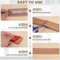 Floor Transition Strips 9 84ft X 1 97 Lxw Embossed Self Adhesive Vinyling Edging Trim Pvc Flooring Flat Divider Strip Cover For