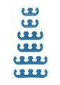 Plastic Wire Separator 9877 Blue Heat Resistant Ignition Looms For 7 And 8mms Includes 2 3 4 Wire Separators 