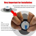 Ampper Oval Blind Spot Mirror Hd Glass Frameless Stick On Adjustabe Convex Wide Angle Rear View For Car Pack Of 2