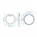 Ihreesy Led Car Interior Lights Led Ceiling 12v-24v Rv Truck Bedroom Cabinet Wall Light Universal Lighting Warm White