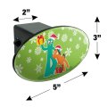 Gumby And Pokey Exchanging Gifts For Christmas Oval Tow Trailer Hitch Cover 2 In Receiver Black Abs Plastic With Uv Resistant