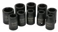 Performance Tool M593db Mechanics 10 Piece 1 2-inch Drive Metric Impact Socket Set