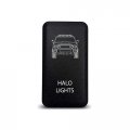 Ch4x4 Push Switch For Toyota Fj Cruiser 12v 3amp Halo Lights Symbol Amber Led 