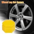 Uxcell 20 Pcs Wheel Lug Nut Covers For Land Rover Range Sport 2006-2013 Buick Regal 2015-2017 Truck Cap 22mm Yellow Anti
