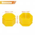 Uxcell 20 Pcs Wheel Lug Nut Covers For Land Rover Range Sport 2006-2013 Buick Regal 2015-2017 Truck Cap 22mm Yellow Anti
