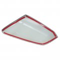 Newyall Gloss Black Left And Right Top Half Side Door Mirror Cap Cover Trim