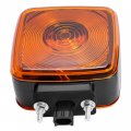 Hecasa Turn Signal Light Compatible With 1990-2009 Chevrolet Kodiak Gmc Topkick Replacement For P N 15148648 Yellow Lens Marker