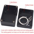 Ip65 Waterproof Junction Box Abs Plastic Electrical Project Case 6 3 In X 43 3 54 Power Enclosure Model G16 Black