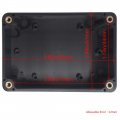 Ip65 Waterproof Junction Box Abs Plastic Electrical Project Case 6 3 In X 43 3 54 Power Enclosure Model G16 Black