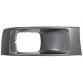 Hecasa Right Headlight Bezel For 2003-2009 Chevy Chevrolet C4500 C5500 Kodiak Gmc Topkick Headlamp Cover Trim Silvery Plastic