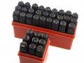 36pcs 5 16 8mm Letter And Number Stamp Punch Set Hardened Steel Metal 