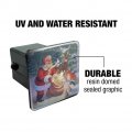 Christmas Holiday Santa Magic Peace Doves Tow Trailer Hitch Cover Plug Insert