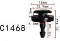 Autobahn88 Cowl Top Clip Compatible With Nissan Infiniti Oem 6682060r10 Pack Of 20