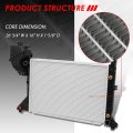 Auto Dynasty Dpi 2796 Factory Style 1-row Cooling Radiator Compatible With Dodge Freightliner Sprinter 2500 3500 2 7l At 02-06