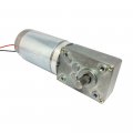 Bemonoc Small Dc Worm Gear Motor 12v High Torque 110rpm Output Shaft 8mm For Diy Parts