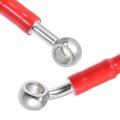 X Autohaux 90cm 35 43 Length 10mm Id Motorcycle Hydraulic Brake Line Oil Hose Pipe 28a 0a Stainless Steel Braided Cable For Atv