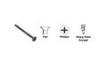 Crl 6 X 1-1 4 Flat Head Phillips Sharp Point Drywall Screws Pack Of 100 By Cr Laurence 