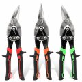 Horusdy 3 Pack Aviation Tin Snips Set 10 Inch Metal Straight Cut Left Right For Sheet Chrome Vanadium Steel 