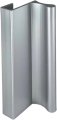 6 Satin Anodized Aluminum Pull With 7 16 Lip For Sliding Glass And Panel Doors 