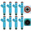 Fuel Injectors Compatible For 2009-2010d E-150d E-250 For Ford For F-150 Replace Fj1001 9w7z9f593a Injector 8pc Injectors